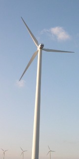 Windrad der Firma Vesta